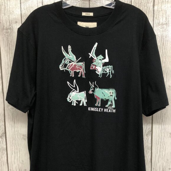 Kingsley Heath Summer Abstract Tee Mens Size XXL NWT - Picture 1 of 8